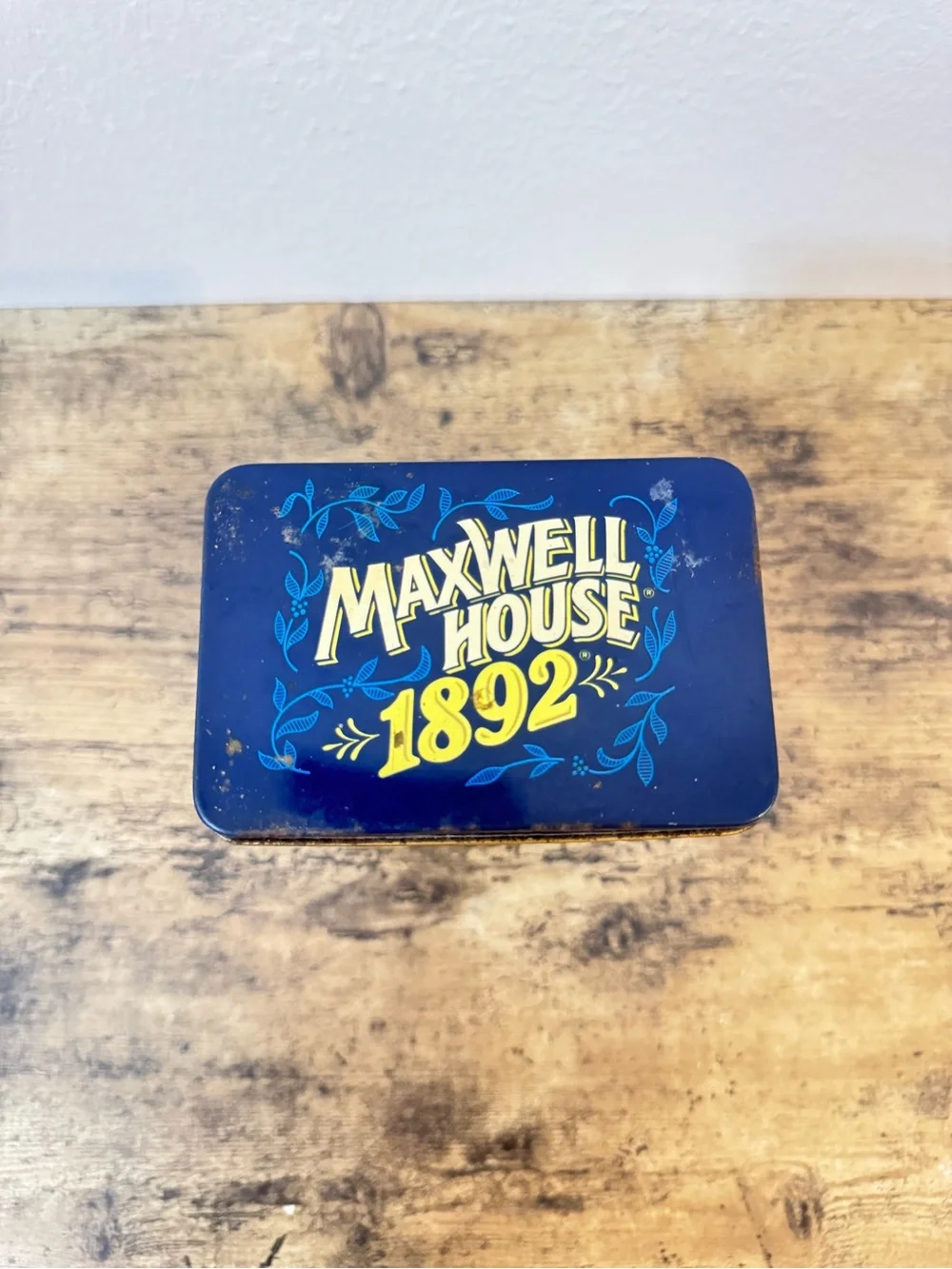 Maxwell House 1892 Coffee Tin Canister | 100th Anniversary